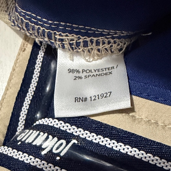 johnnie-O Classic Tan Flat Front Shorts size 34 - Picture 7 of 10